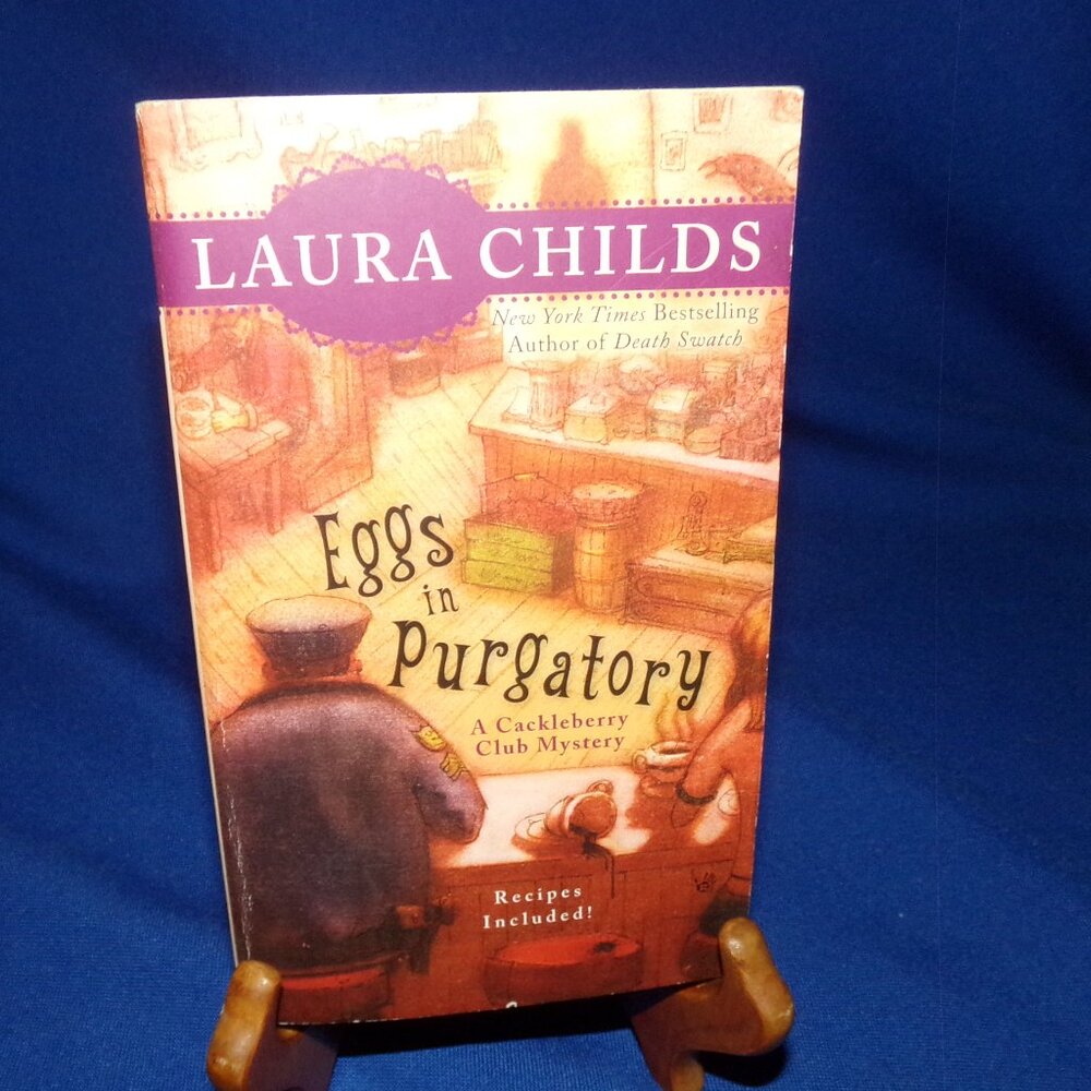 Vintage Paperback Book - Eggs in Purgatory by Laura Childs - A Cackleberry Club